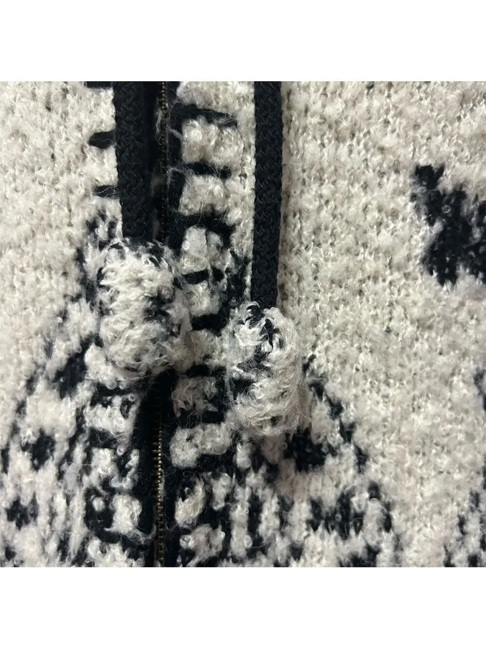 Anthropologie Sleeping on Snow Kajsa Wool Knit Cardigan Fairy Full Zip S